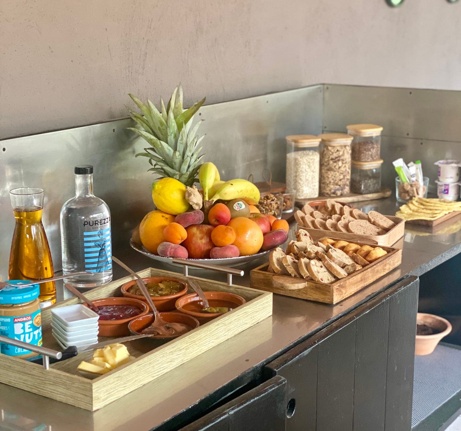Le buffet du petit-déjeuner